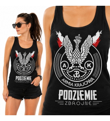 TANK TOP DAMSKI AK PODZIEMIE ZBROJNE